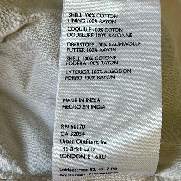 Free People Sully Floral Blue & Cream Babydoll Mini Dress Size M Romantic - Picture 12 of 14